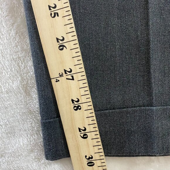 NWT EDDIE BAUER Nano Care Dress Casual Pleated Ruston Fit Pants Charcoal 34 x 30 - Picture 11 of 12